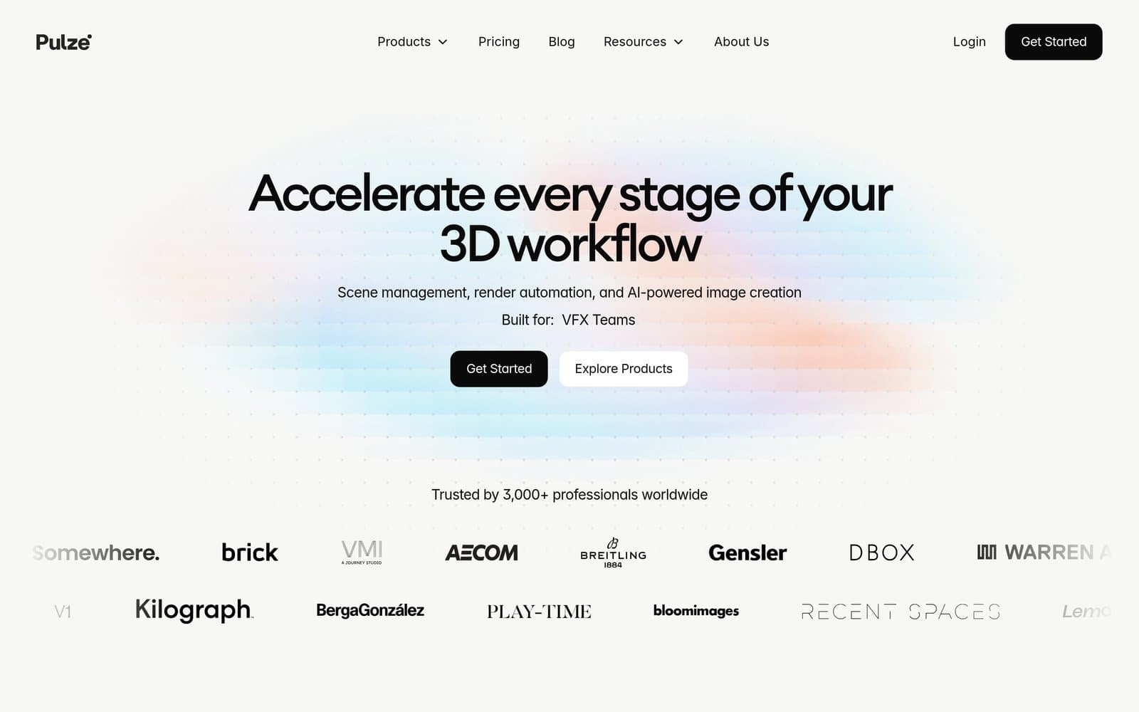 Pulze product website