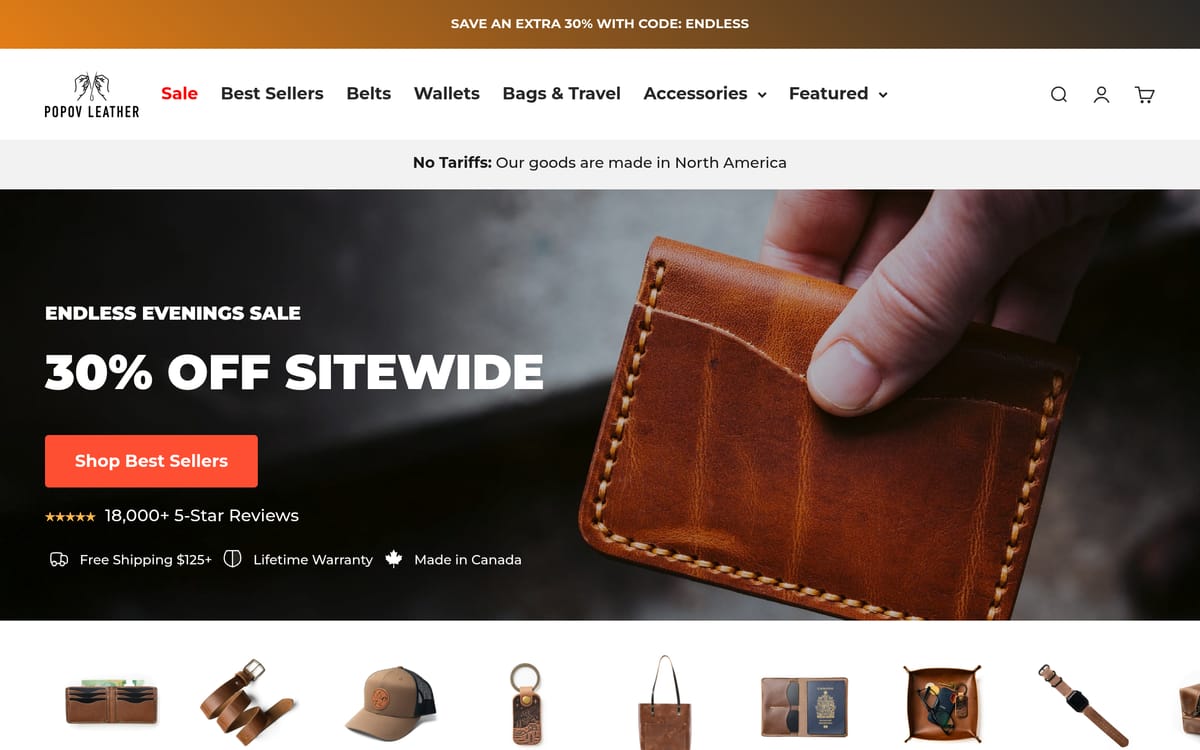 Popov Leather app