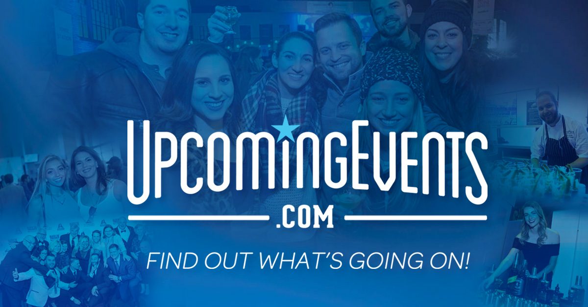 Upcoming Events website preview